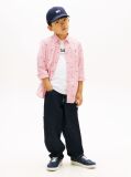 Multi Regular Fit Flag Print Stripe Shirt  Boys