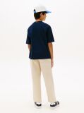 Blue Smiley Flag Logo Jersey T-Shirt  Boys