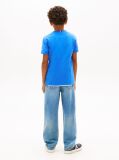 Blue Wavy Flag Jersey Crew Neck T-Shirt  Boys