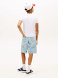 White Wavy Flag Jersey Crew Neck T-Shirt  Boys