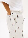 Grey Print Terry Cuffed Joggers  Boys