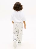 Grey Print Terry Cuffed Joggers  Boys