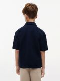 Blue Relaxed Fit Seersucker Short Sleeve Shirt  Boys