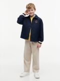 Blue Crest Logo Relaxed Coach Jacket  Boys