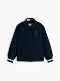 Blue Crest Logo Relaxed Coach Jacket  Boys