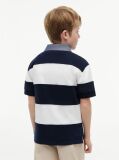 Multi Regular Fit Rugby Stripe Polo Shirt  Boys