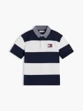 Multi Regular Fit Rugby Stripe Polo Shirt  Boys