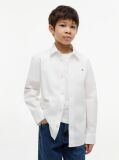 White Essential Regular Fit Poplin Shirt  Boys