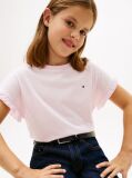 Pink Essential Ruffle Cuff Relaxed Top  Girls