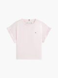 Pink Essential Ruffle Cuff Relaxed Top  Girls