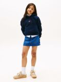 Blue Diamanté Flag Relaxed Fleece Hoody  Girls