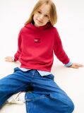 Red Diamanté Flag Relaxed Fleece Hoody  Girls