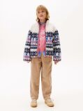 Beige Fairisle Teddy Jacket  Girls