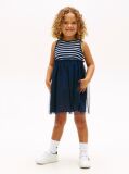 Multi Tulle Sleeveless Fit And Flare Dress  Girls