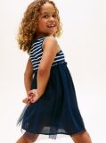 Multi Tulle Sleeveless Fit And Flare Dress  Girls