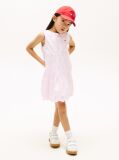 Pink Back Bow Broderie Anglaise Dress  Girls