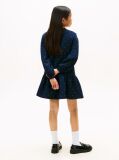 Blue Festive Stud Relaxed Fleece Skater Dress  Girls