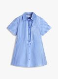 Multi Stripe Poplin Shirt Dress  Girls