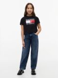 Denim Wide Barrel Leg Jeans  Girls