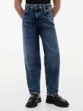 Denim Wide Barrel Leg Jeans  Girls
