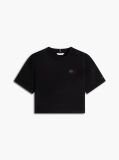 Black Rhinestone Jersey T-Shirt  Girls