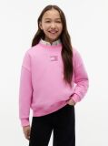 Pink Rhinestone Crew Neck Sweatshirt  Girls