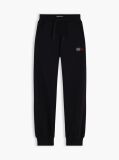 Black Rhinestone Relaxed Terry Joggers  Girls