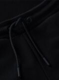 Black Rhinestone Relaxed Terry Joggers  Girls