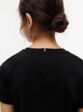 Black Essential Hilfiger Monotype T-Shirt And Leggings Set  Girls