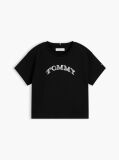 Black Essential Hilfiger Monotype T-Shirt And Leggings Set  Girls
