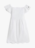 White Broderie Anglaise Dress And Bloomers Set  Newborn