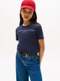 Blue Essential Organic Cotton Logo T-Shirt  Kids Unisex