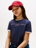 Blue Essential Organic Cotton Logo T-Shirt  Kids Unisex