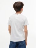 White Essential Organic Cotton Logo T-Shirt  Kids Unisex