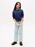 Blue Hanorac cu logo esențial  Kids Unisex