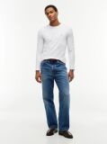 White Long Sleeve Slim Fit T-Shirt  Men