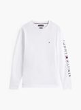White Long Sleeve Slim Fit T-Shirt  Men