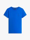 Blue Flag Embroidery Slim Fit T-Shirt  Men