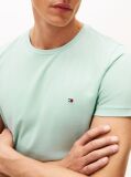 Green Flag Embroidery Slim Fit T-Shirt  Men