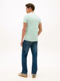 Green Flag Embroidery Slim Fit T-Shirt  Men