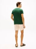 Green Flag Embroidery Slim Fit T-Shirt  Men