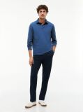 Blue 1985 Collection Regular Fit Long Sleeve Polo  Men