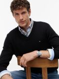 Black V-Neck Regular Fit Jumper  Men