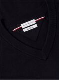 Black V-Neck Regular Fit Jumper  Men