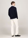 Blue V-Neck Regular Fit Jumper  Men