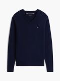 Blue V-Neck Regular Fit Jumper  Men