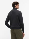 Grey Cotton Cashmere Roll Neck Jumper  Men