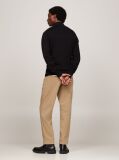 Black Cotton Cashmere Zip-Thru Cardigan  Men