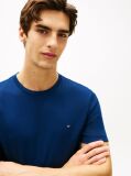 Blue Interlock Knit T-Shirt  Men