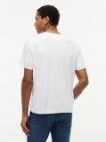 White Interlock Knit T-Shirt  Men